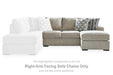 Calnita Sectional with Chaise - Yankee Furniture Barn (Ossipee,NH)