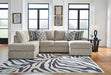 Calnita Sectional with Chaise - Yankee Furniture Barn (Ossipee,NH)