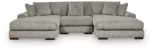 Lindyn Sectional with Double Chaise - Yankee Furniture Barn (Ossipee,NH)