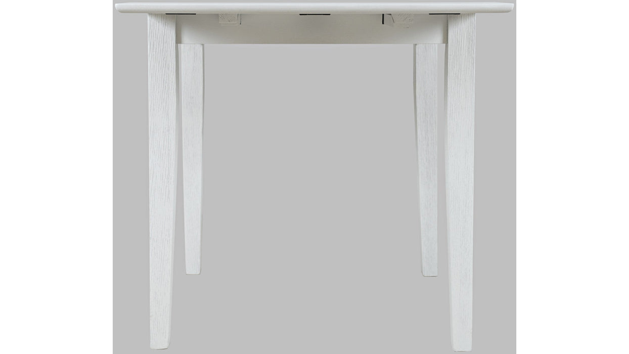 Jofran Eastern Tides Drop Leaf Dining Table in Blanc