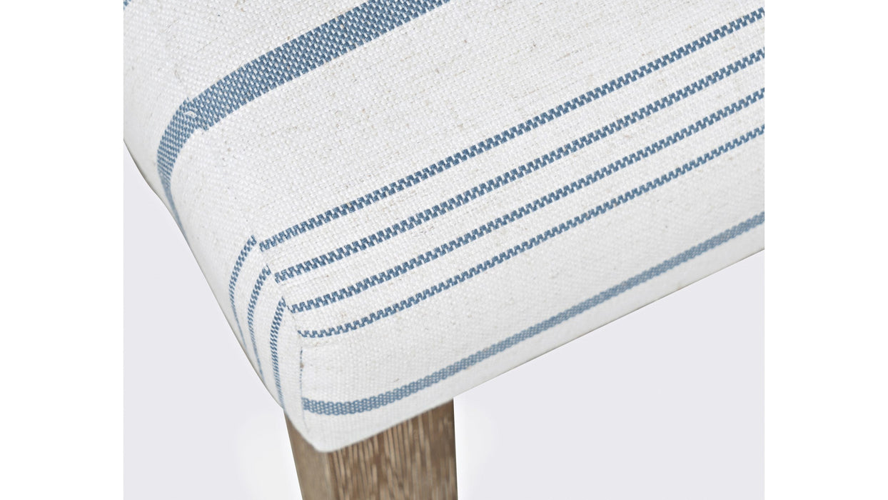 Jofran Eastern Tides Upholstered Bench in Bisque