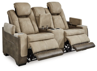 Next-Gen DuraPella Power Reclining Loveseat with Console - Yankee Furniture Barn (Ossipee,NH)