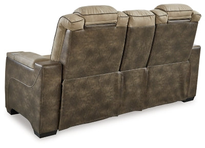 Next-Gen DuraPella Power Reclining Loveseat with Console - Yankee Furniture Barn (Ossipee,NH)