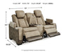 Next-Gen DuraPella Power Reclining Loveseat with Console - Yankee Furniture Barn (Ossipee,NH)
