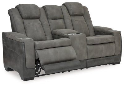 Next-Gen DuraPella Power Reclining Loveseat with Console - Yankee Furniture Barn (Ossipee,NH)