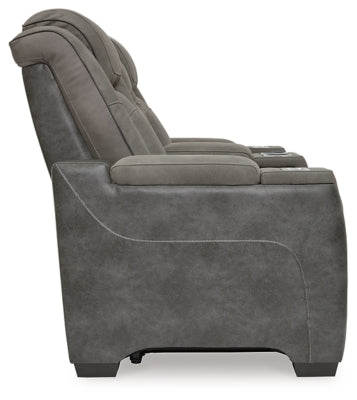 Next-Gen DuraPella Power Reclining Loveseat with Console - Yankee Furniture Barn (Ossipee,NH)
