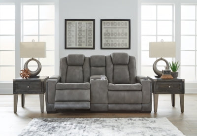 Next-Gen DuraPella Power Reclining Loveseat with Console - Yankee Furniture Barn (Ossipee,NH)
