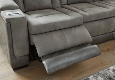 Next-Gen DuraPella Power Reclining Loveseat with Console - Yankee Furniture Barn (Ossipee,NH)