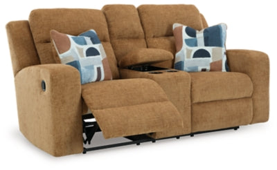 Kanlow Reclining Loveseat with Console - Yankee Furniture Barn (Ossipee,NH)