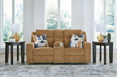 Kanlow Reclining Loveseat with Console - Yankee Furniture Barn (Ossipee,NH)
