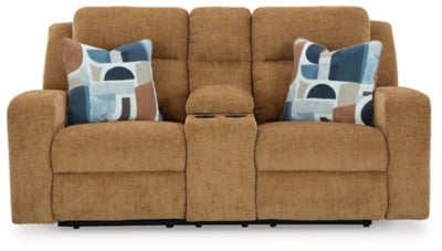 Kanlow Reclining Loveseat with Console - Yankee Furniture Barn (Ossipee,NH)