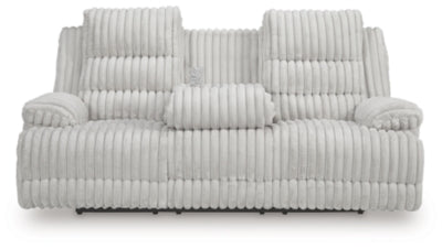 Rhines Falls Power Reclining Sofa with Drop Down Table - Yankee Furniture Barn (Ossipee,NH)