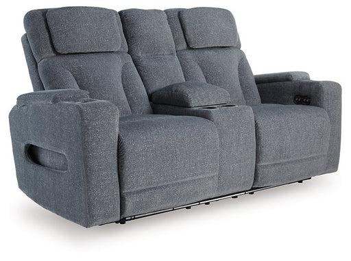 Studio Cave Power Reclining Loveseat with Console - Yankee Furniture Barn (Ossipee,NH)