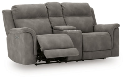 Next-Gen DuraPella Power Reclining Loveseat with Console - Yankee Furniture Barn (Ossipee,NH)