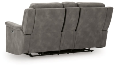 Next-Gen DuraPella Power Reclining Loveseat with Console - Yankee Furniture Barn (Ossipee,NH)