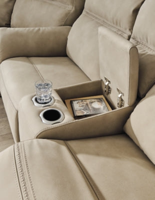 Next-Gen DuraPella Power Reclining Loveseat with Console - Yankee Furniture Barn (Ossipee,NH)