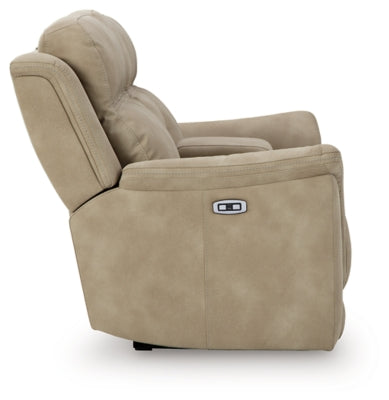 Next-Gen DuraPella Power Reclining Loveseat with Console - Yankee Furniture Barn (Ossipee,NH)