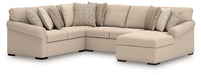 LadyMae Sectional with Chaise - Yankee Furniture Barn (Ossipee,NH)