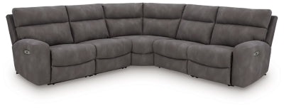 Next-Gen DuraPella Power Reclining Sectional - Yankee Furniture Barn (Ossipee,NH)