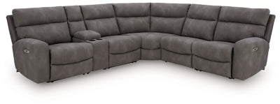 Next-Gen DuraPella Power Reclining Sectional - Yankee Furniture Barn (Ossipee,NH)
