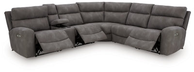 Next-Gen DuraPella Power Reclining Sectional - Yankee Furniture Barn (Ossipee,NH)