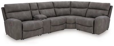 Next-Gen DuraPella Power Reclining Sectional - Yankee Furniture Barn (Ossipee,NH)