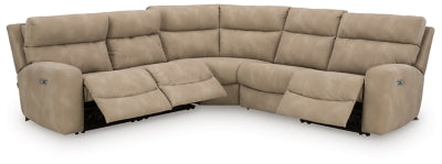 Next-Gen DuraPella Power Reclining Sectional - Yankee Furniture Barn (Ossipee,NH)