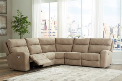 Next-Gen DuraPella Power Reclining Sectional - Yankee Furniture Barn (Ossipee,NH)