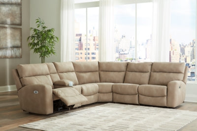 Next-Gen DuraPella Power Reclining Sectional - Yankee Furniture Barn (Ossipee,NH)