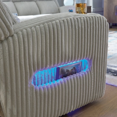 Forest Lake Power Reclining Loveseat with Console - Yankee Furniture Barn (Ossipee,NH)