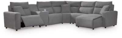 Modmax Power Reclining Sectional with Chaise - Yankee Furniture Barn (Ossipee,NH)