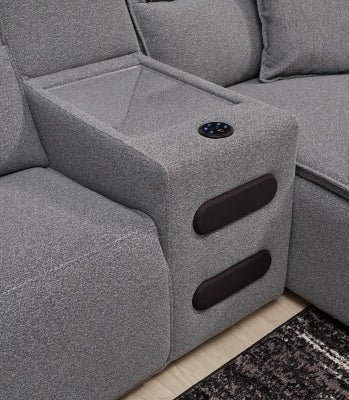 Modmax Power Reclining Sectional with Chaise - Yankee Furniture Barn (Ossipee,NH)