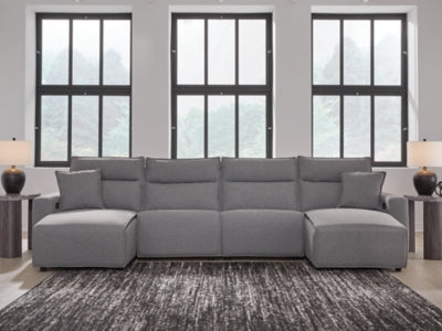 Modmax Power Reclining Sectional with Chaise - Yankee Furniture Barn (Ossipee,NH)