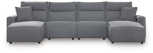Modmax Power Reclining Sectional with Chaise - Yankee Furniture Barn (Ossipee,NH)