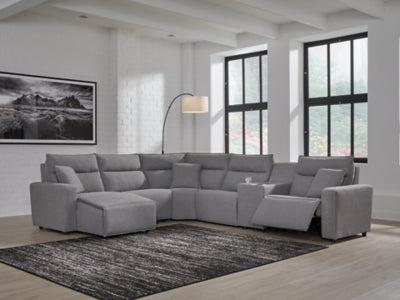 Modmax Power Reclining Sectional with Chaise - Yankee Furniture Barn (Ossipee,NH)