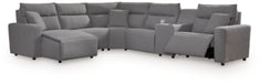 Modmax Power Reclining Sectional with Chaise - Yankee Furniture Barn (Ossipee,NH)