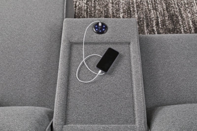 Modmax Power Reclining Sectional with Chaise - Yankee Furniture Barn (Ossipee,NH)