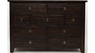 Jofran Kona Grove Dresser in Deep Chocolate image