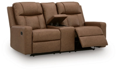 Mackmenville Reclining Loveseat with Console - Yankee Furniture Barn (Ossipee,NH)