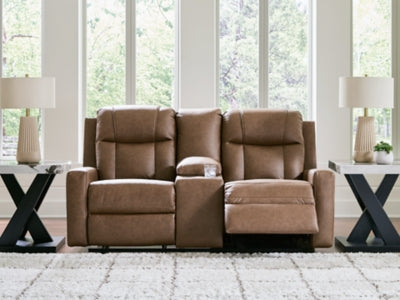 Mackmenville Reclining Loveseat with Console - Yankee Furniture Barn (Ossipee,NH)