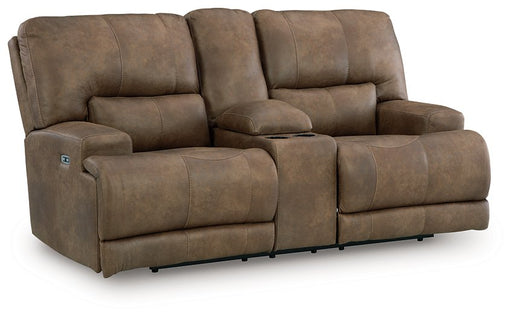 Beckley Place Power Reclining Loveseat with Console - Yankee Furniture Barn (Ossipee,NH)