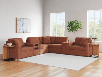 Modmax Balanced Sectional with Audio and Storage Consoles - Yankee Furniture Barn (Ossipee,NH)