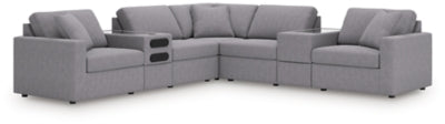 Modmax Balanced Sectional with Audio and Storage Consoles - Yankee Furniture Barn (Ossipee,NH)