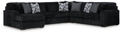 Midnight-Madness Sectional with Chaise - Yankee Furniture Barn (Ossipee,NH)