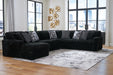 Midnight-Madness Sectional with Chaise - Yankee Furniture Barn (Ossipee,NH)