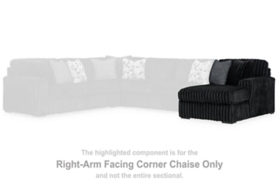 Midnight-Madness Sectional with Chaise - Yankee Furniture Barn (Ossipee,NH)
