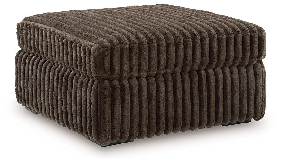 Midnight-Madness Oversized Accent Ottoman - Yankee Furniture Barn (Ossipee,NH)