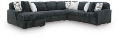 Midnight-Madness Sectional with Chaise - Yankee Furniture Barn (Ossipee,NH)