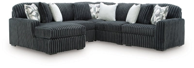 Midnight-Madness Sectional with Chaise - Yankee Furniture Barn (Ossipee,NH)
