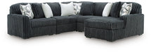 Midnight-Madness Sectional with Chaise - Yankee Furniture Barn (Ossipee,NH)